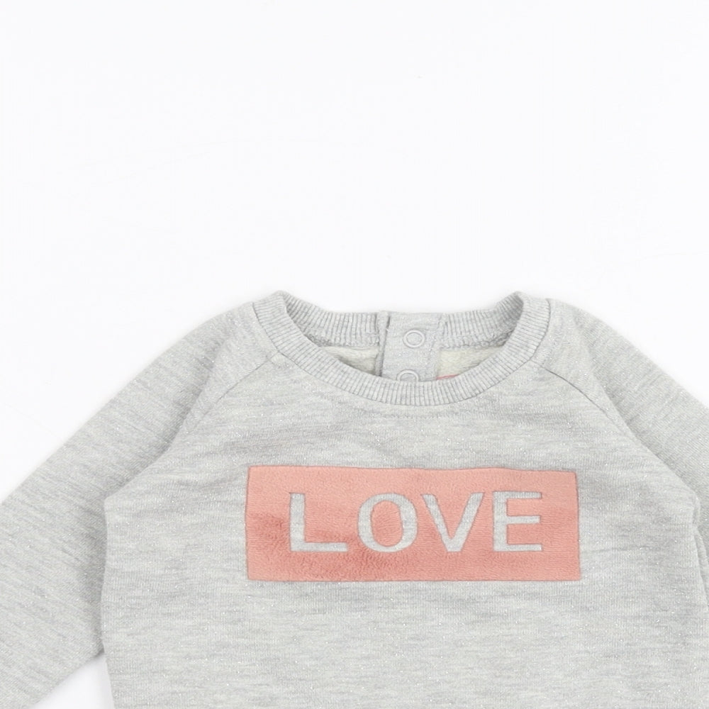 Young Dimension Baby Grey   Pullover Jumper Size 3-6 Months