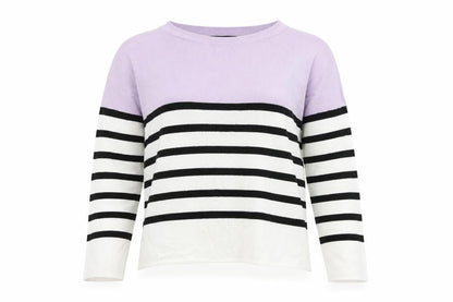 Womens UK Size M New Look Purple Pullover Jumper