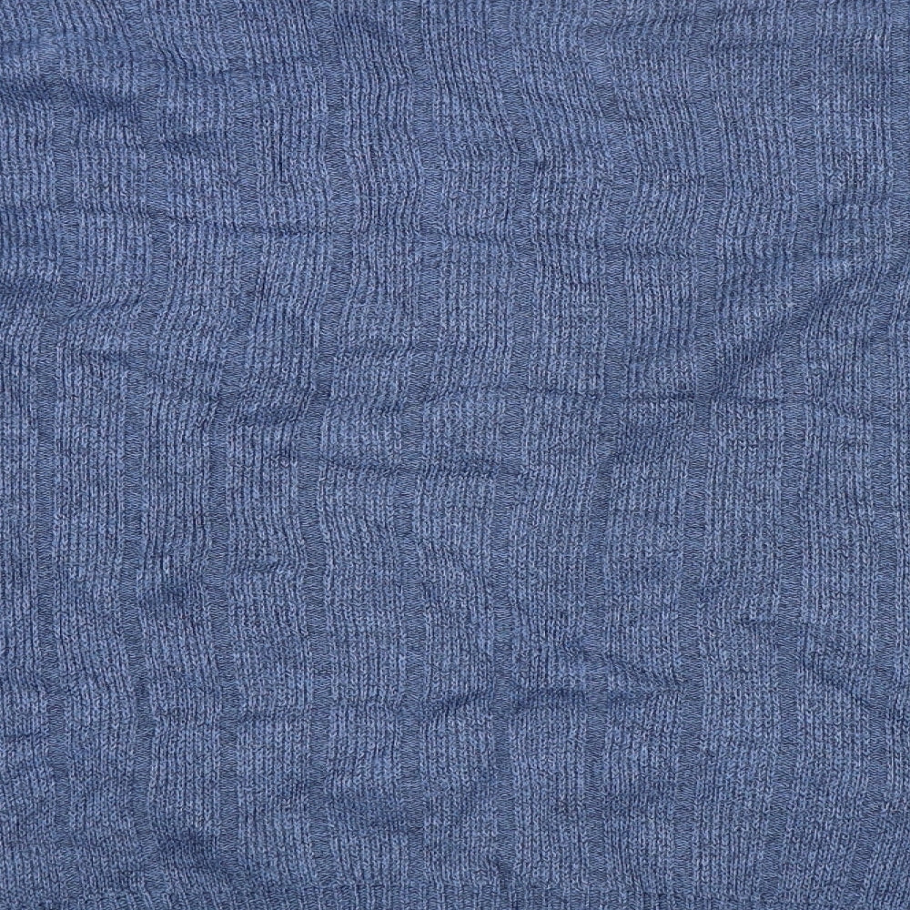 BHS Mens Blue Striped  Pullover Jumper Size M