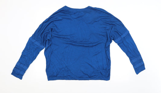 M&S Mens Blue   Pullover Jumper Size L