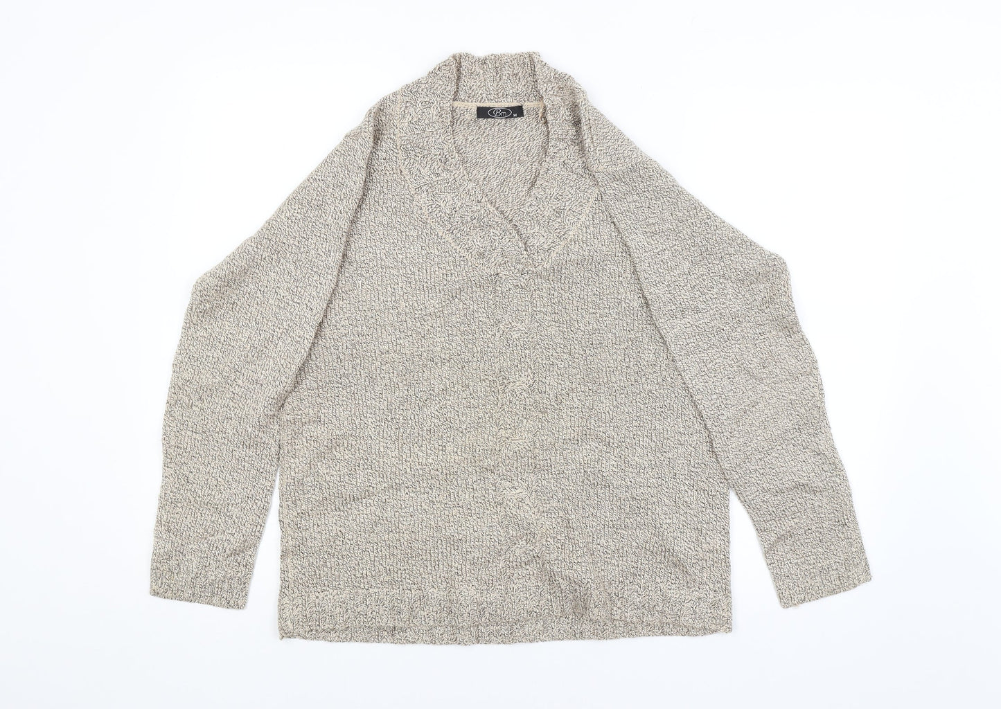 Womens UK Size M BM Beige Pullover Jumper