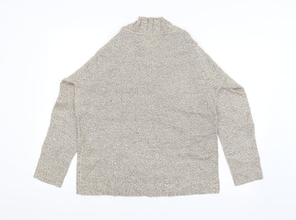Womens UK Size M BM Beige Pullover Jumper