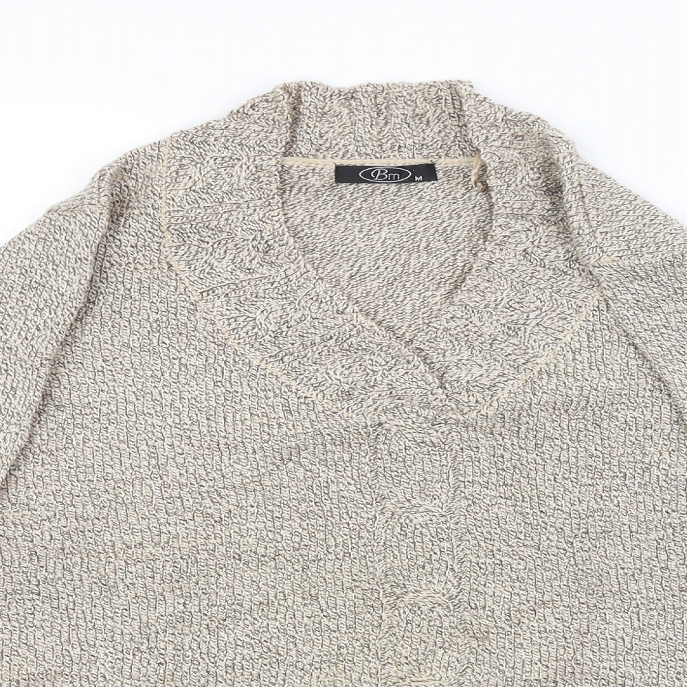 Womens UK Size M BM Beige Pullover Jumper