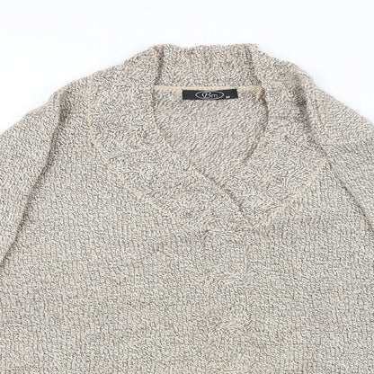Womens UK Size M BM Beige Pullover Jumper