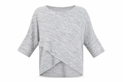 Womens UK Size 10 IZABEL Grey Pullover Jumper