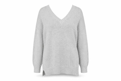 Womens UK Size 12 Topshop Silver Pullover Jumper