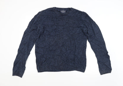 Topman Mens Blue   Pullover Jumper Size L
