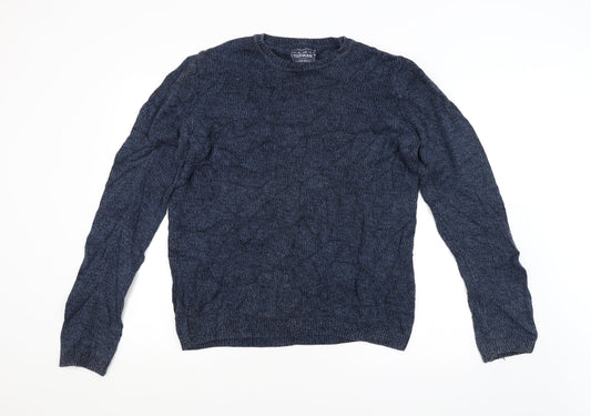 Topman Mens Blue   Pullover Jumper Size L