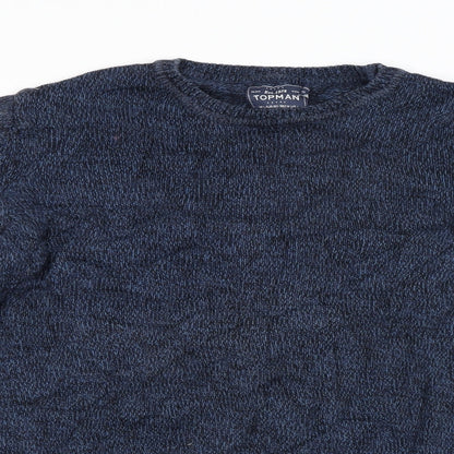 Topman Mens Blue   Pullover Jumper Size L