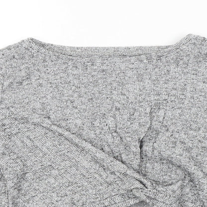 Nutmeg Girls Silver   Pullover Jumper Size 7-8 Years