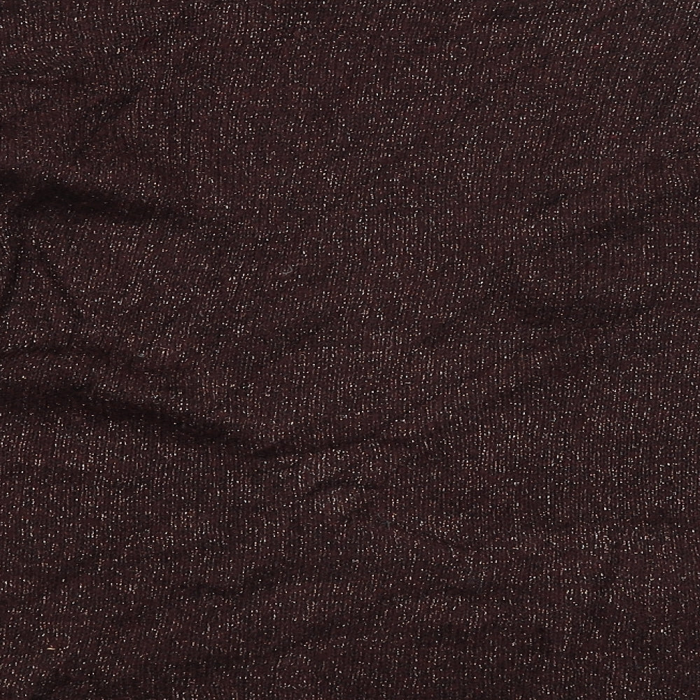 Womens UK Size 10 Warehouse Brown Pullover Jumper