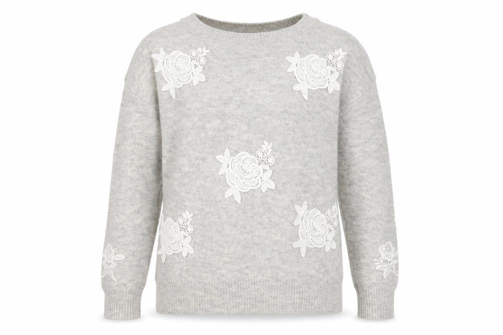 M&S Womens Grey   Pullover Jumper Size S