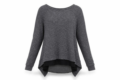 Womens UK Size M Green Envelope Grey Pullover Jumper