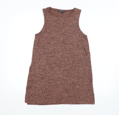 Primark Womens Brown   Vest Jumper Size 12