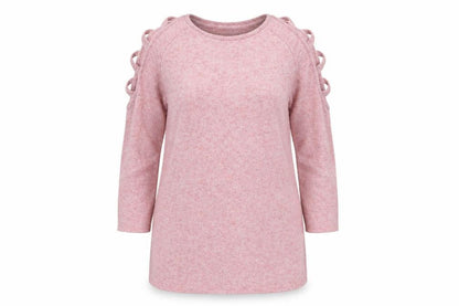 Womens UK Size 14 Papaya Pink Pullover Jumper