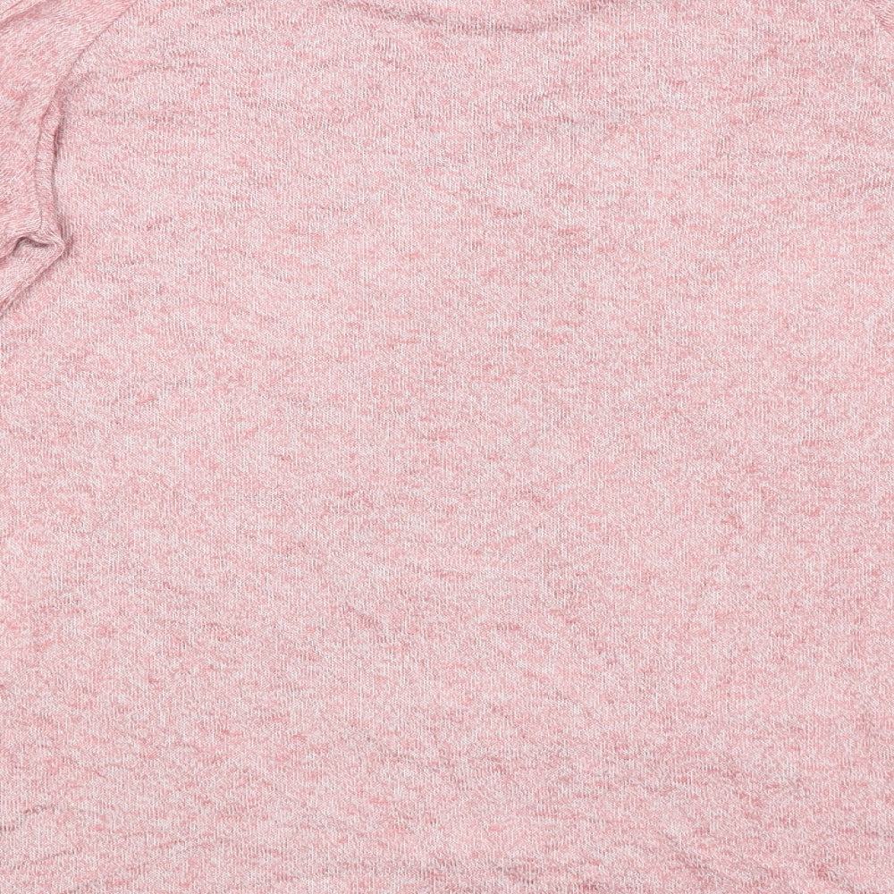Womens UK Size 14 Papaya Pink Pullover Jumper