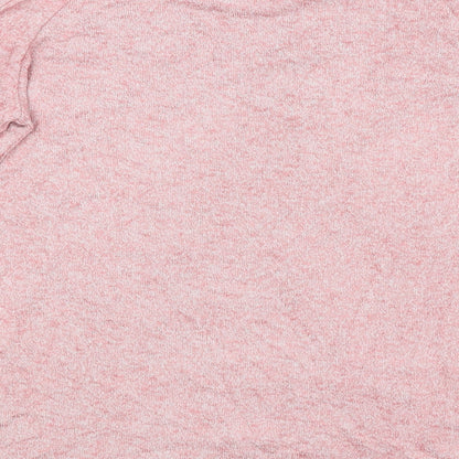 Womens UK Size 14 Papaya Pink Pullover Jumper