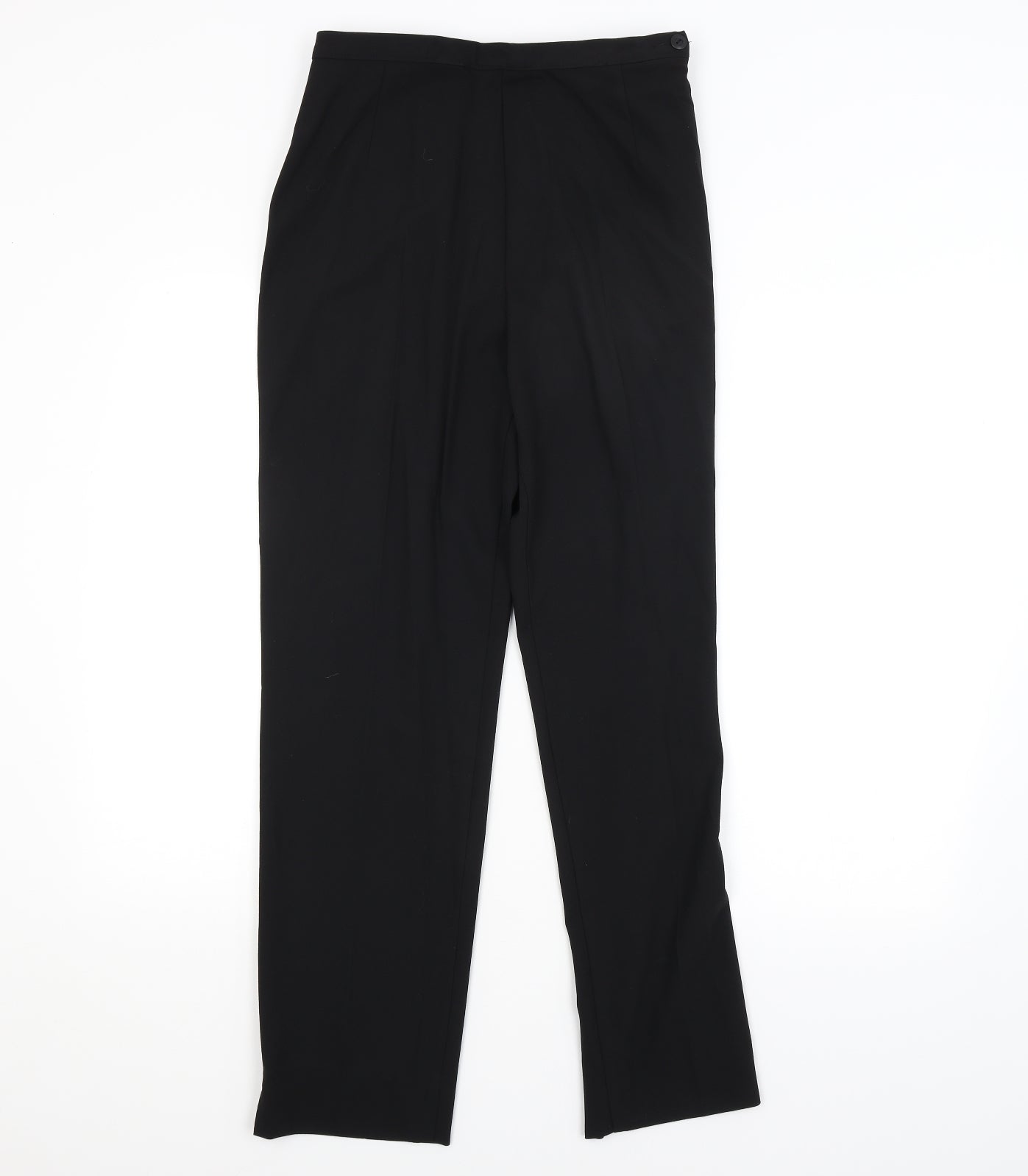 Womens UK Size 12 M&S Regular Fit  Black Trousers