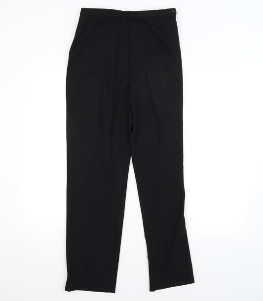 Womens UK Size 12 M&S Regular Fit  Black Trousers