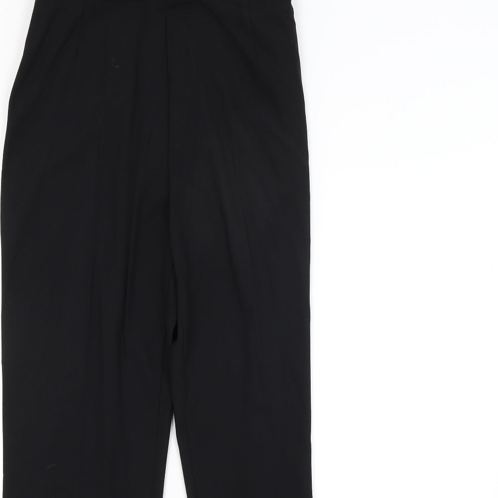 Womens UK Size 12 M&S Regular Fit  Black Trousers