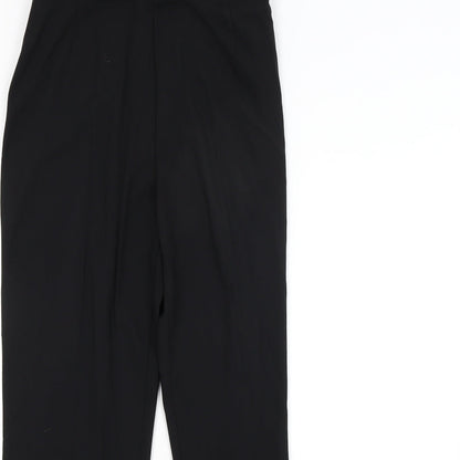 Womens UK Size 12 M&S Regular Fit  Black Trousers
