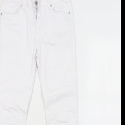 Ragazzi Womens White   Skinny Jeans Size 16 L25 in