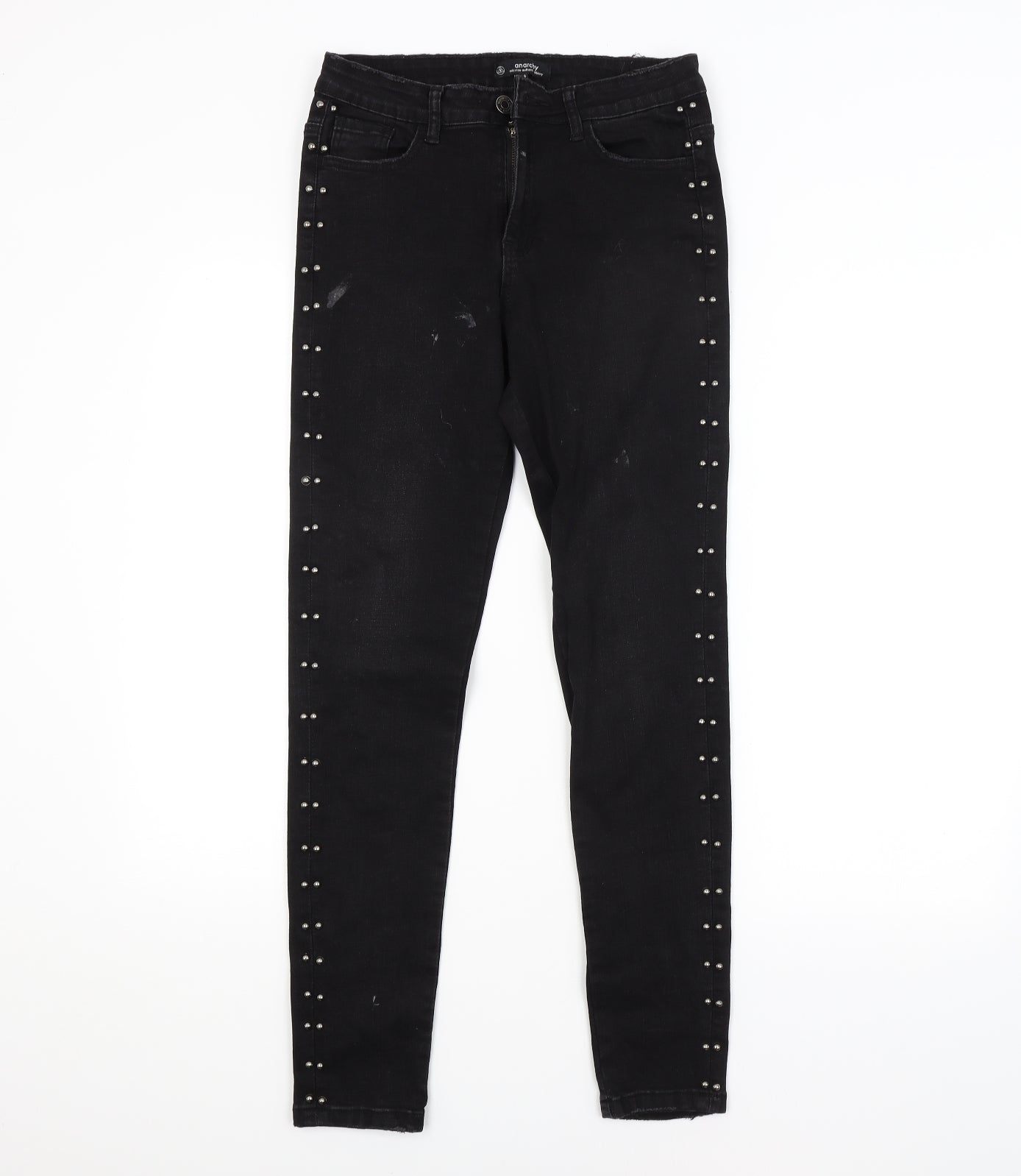 Missguided Womens Black   Skinny Jeans Size 10 L28 in