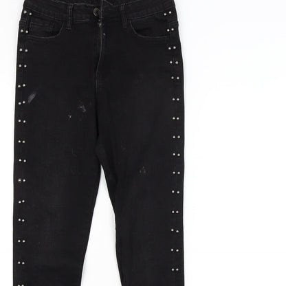 Missguided Womens Black   Skinny Jeans Size 10 L28 in