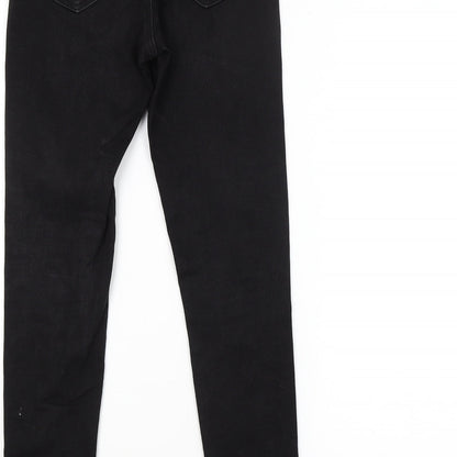 Missguided Womens Black   Skinny Jeans Size 10 L28 in