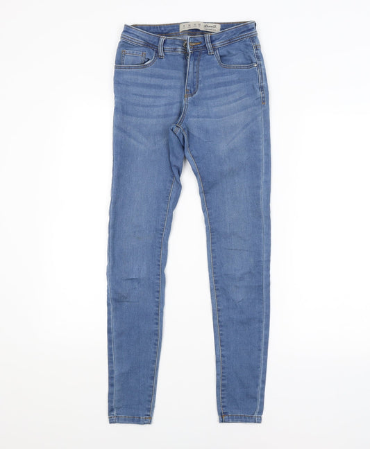 DENIM CO. Womens Blue   Skinny Jeans Size 8 L26 in