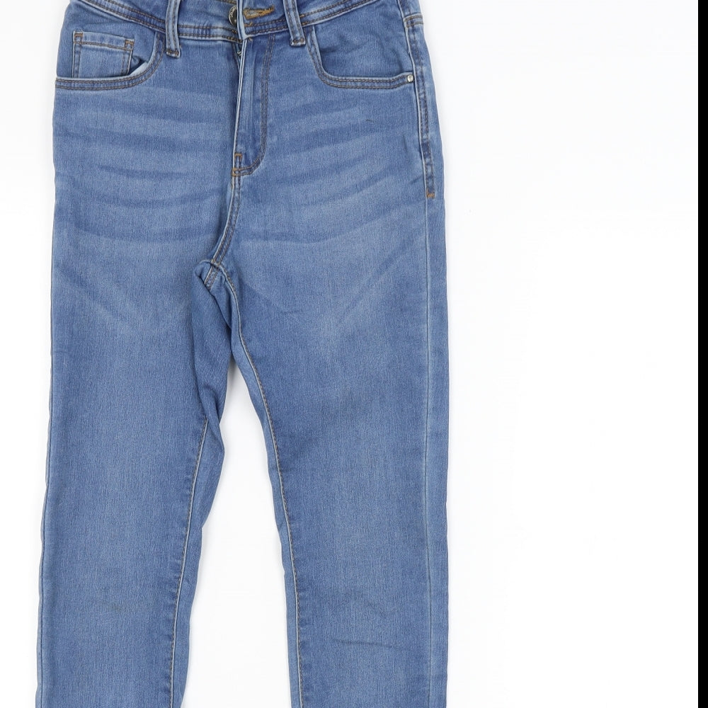 DENIM CO. Womens Blue   Skinny Jeans Size 8 L26 in