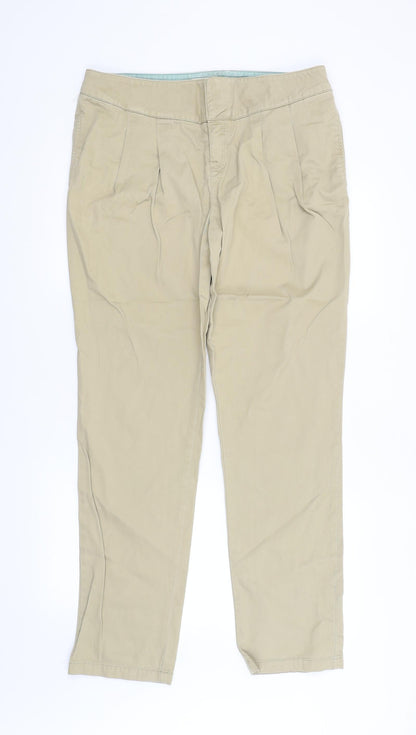 Womens UK Size 14 Preworn Regular Fit  Black Trousers