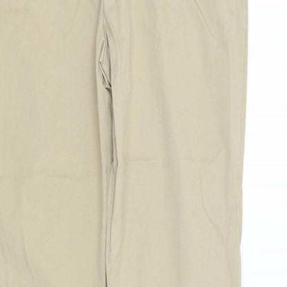 Womens UK Size 14 Preworn Regular Fit  Black Trousers
