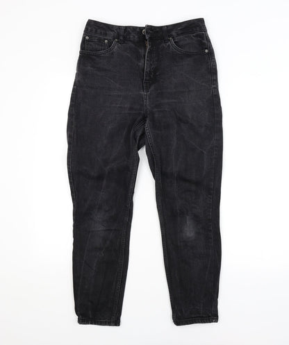Mens UK Size 28 in Preworn Regular Fit Straight Grey Jeans
