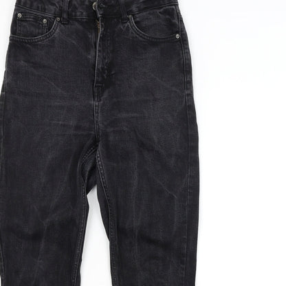 Mens UK Size 28 in Preworn Regular Fit Straight Grey Jeans