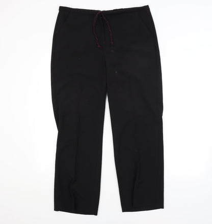 Womens UK Size 12 Maine Regular Fit  Black Trousers