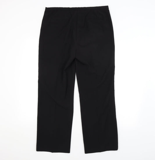 Maine Womens Black   Trousers  Size 12 L27 in