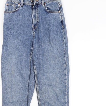 DENIM CO. Womens Blue   Straight Jeans Size 6 L27 in