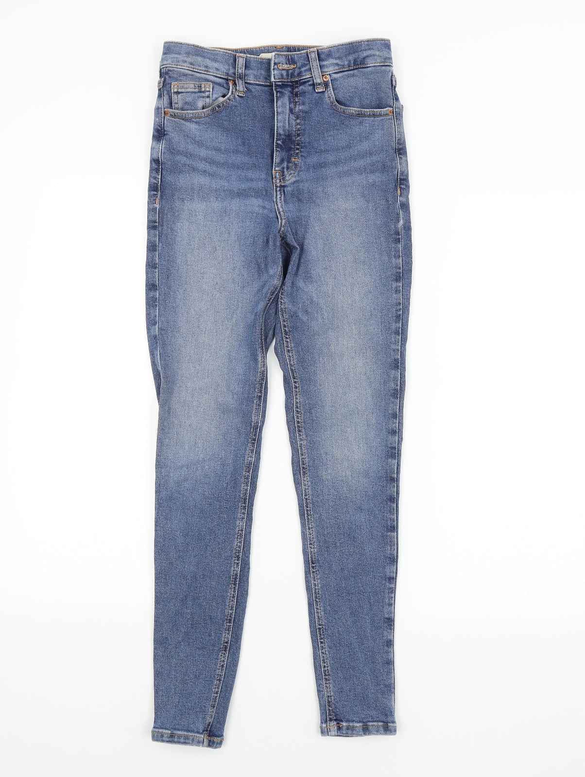 Topshop Womens Blue   Skinny Jeans Size 26 in L32 in