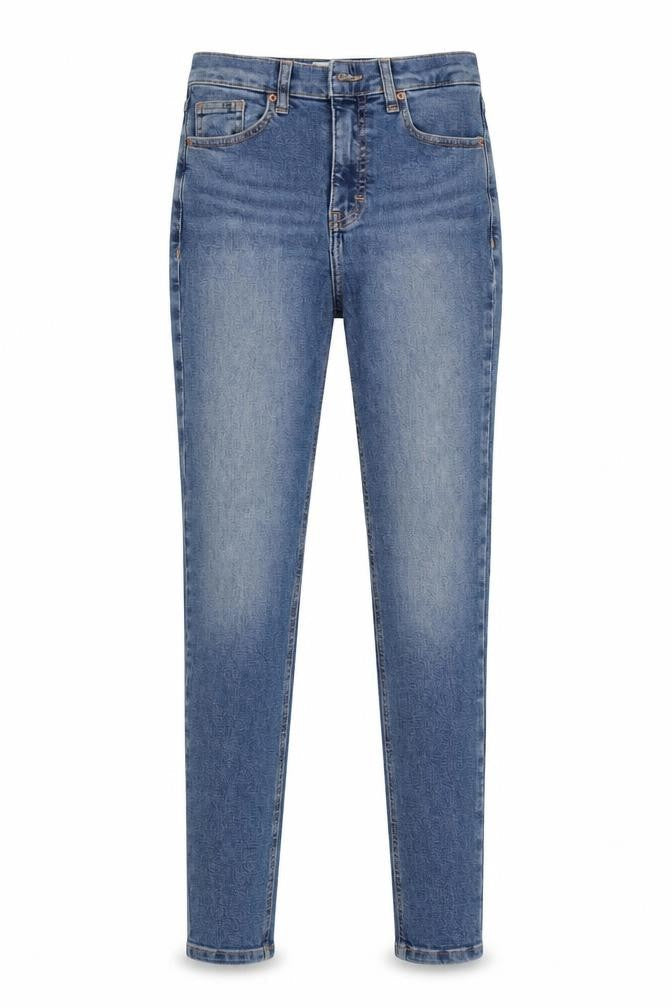 Womens UK Size 26 in Topshop Regular Fit Skinny Blue Jeans