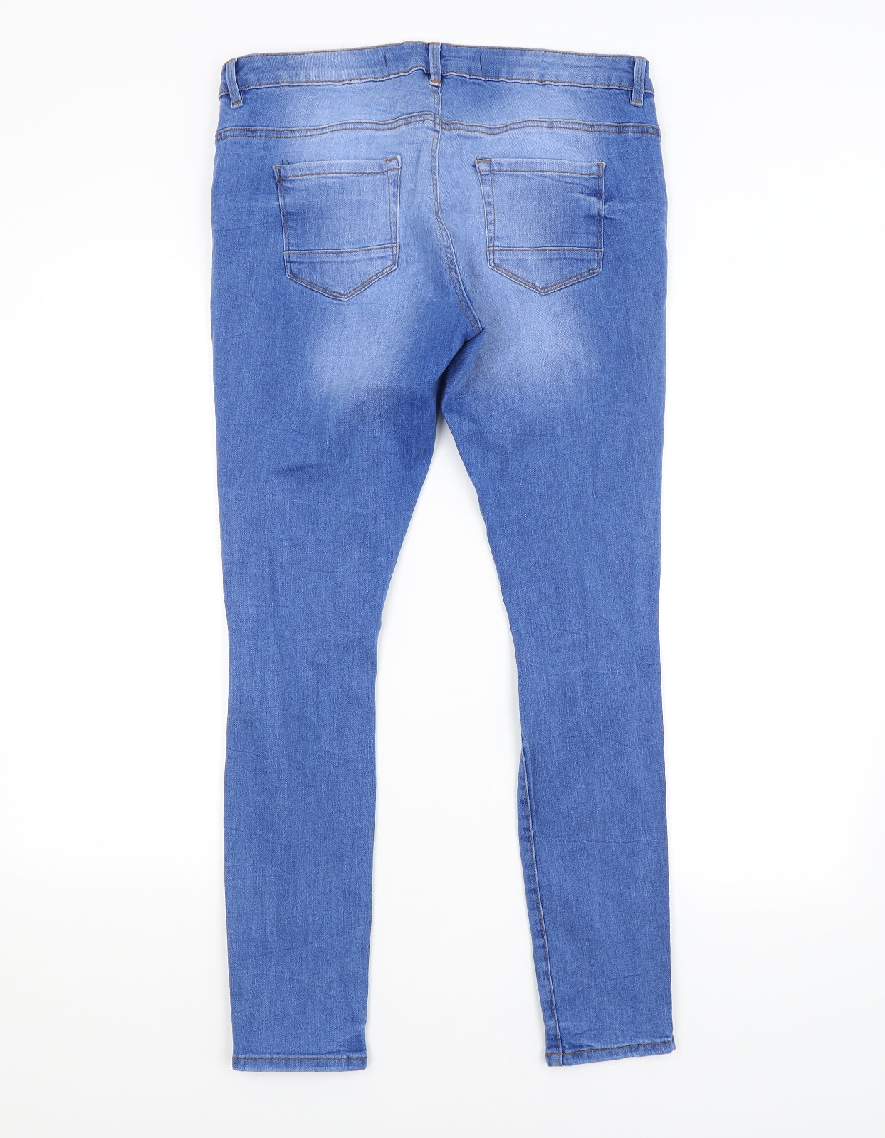 DENIM CO. Womens Blue   Skinny Jeans Size 14 L27 in
