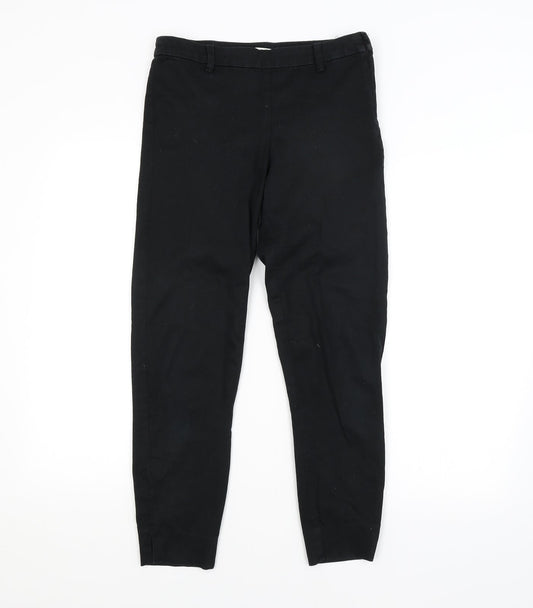 Womens UK Size 6 H&M Regular Fit  Black Trousers