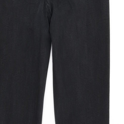 Womens UK Size 32 in Preworn Regular Fit Skinny Black Jeans