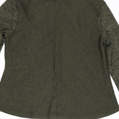 Absolutely Famous Womens Green   Pullover Jumper Size M