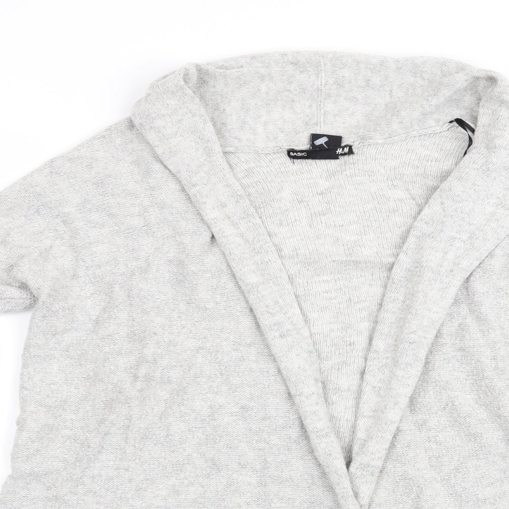 Womens UK Size 6 H&M Grey Cardigan Jumper