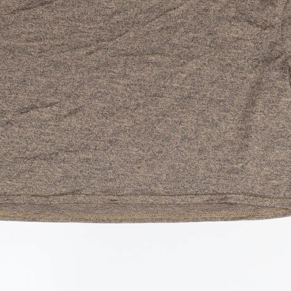 Boohoo Womens Brown   Pullover Jumper Size M