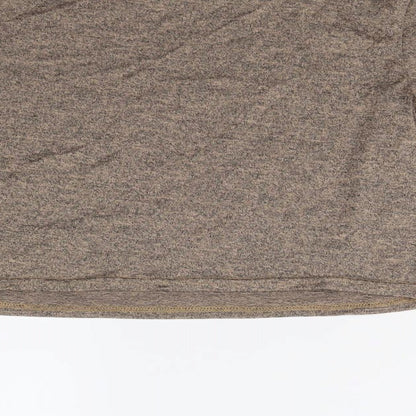 Boohoo Womens Brown   Pullover Jumper Size M