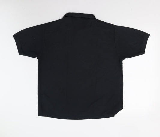 Screen Stars Mens Blue    Polo Size XL  - Aviation