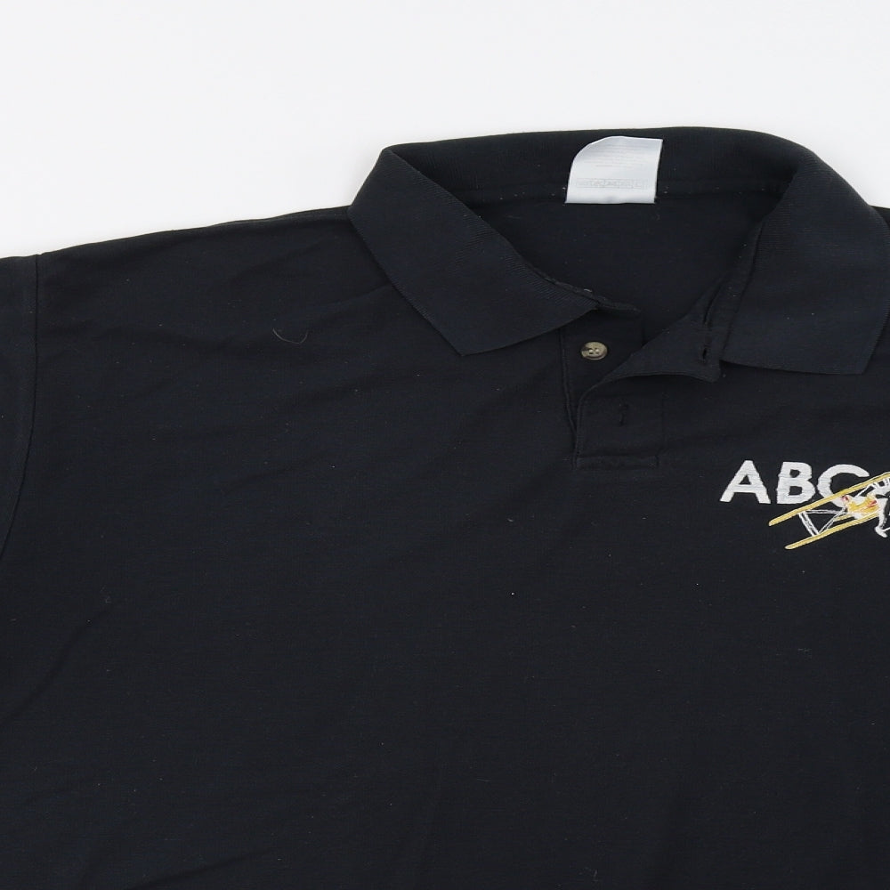 Screen Stars Mens Blue    Polo Size XL  - Aviation