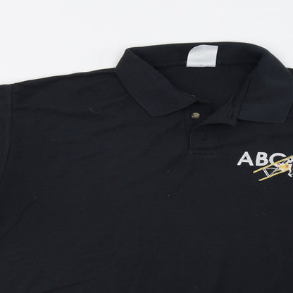 Screen Stars Mens Blue    Polo Size XL  - Aviation